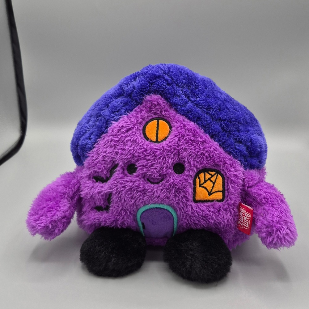BumBumz SpookyBumz Hattie Haunted House Purple Plush 7.5 Inch Jazwares Russ 2024
